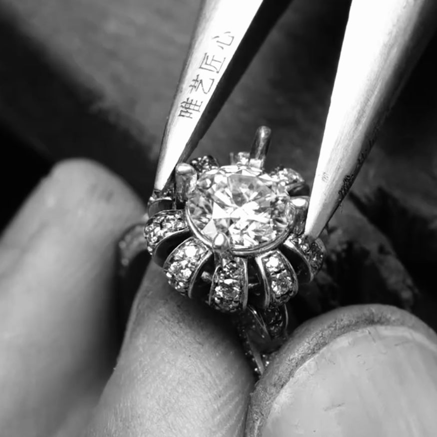 Swan Love | Handcrafted Engagement Ring