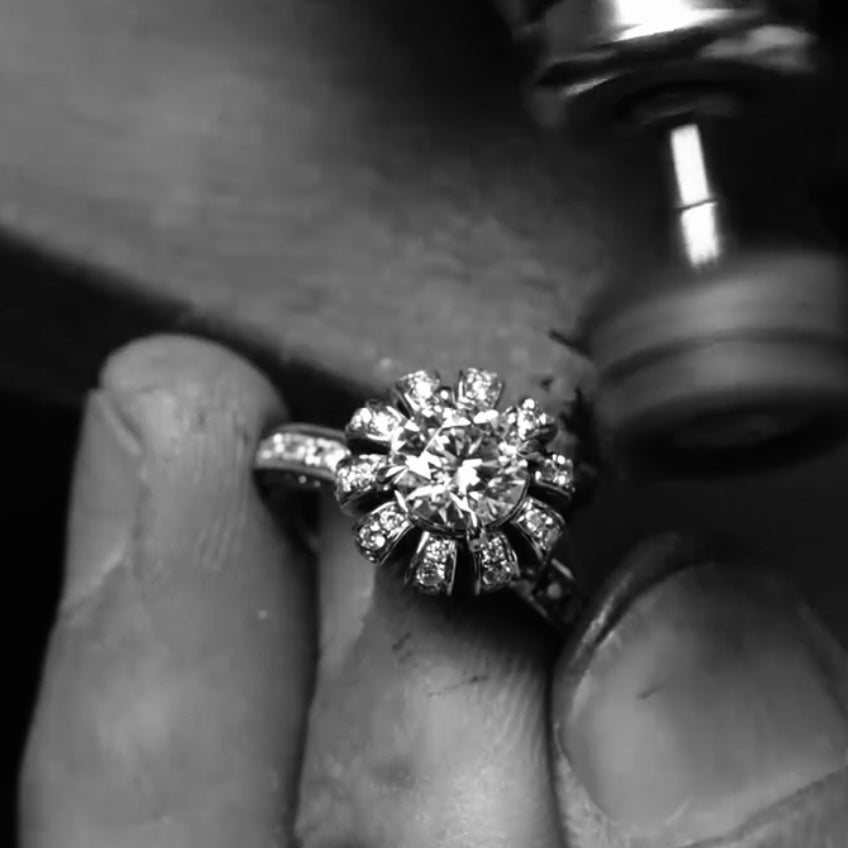 Swan Love | Handcrafted Engagement Ring