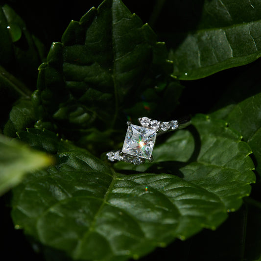 Affordable Princess Cut Diamond Engagement Rings