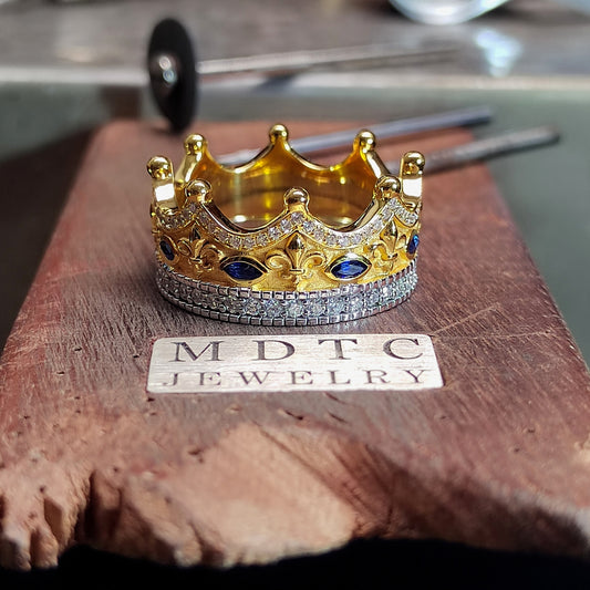 Handcrafted Crown Ring